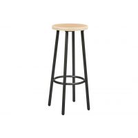 De Valk Basic 6661/6662 Hout zithoogte 67cm met rond frame in hamerslag