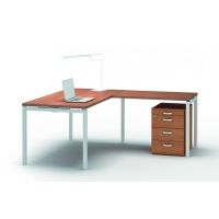 Hoekbureau groot bureau Quadro Four-5