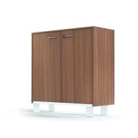 Kantoordressoir Quadro D90 Uno walnoot 86cm