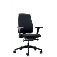 Se7en Comfort LX111 ERGO bureaustoel in zwart