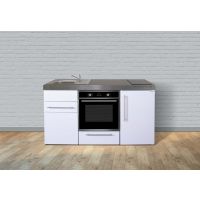 MPB160-stengel-keukenblok- wit met koelkast en oven
