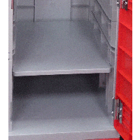 Legplank plasto tbv. kunststof lockers