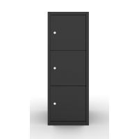 Beta Darkline locker 40 cm breed en halfhoog met 3 deuren