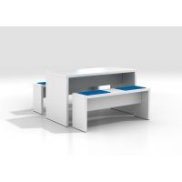 Via-Direct meeting point set - tafel met twee banken