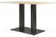 De Valk 1700-170 dubbele kolompoottafel met hout blad