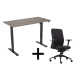 Actieset Active elektrisch zit-sta-bureau + bureaustoel Vidi NEN 1335