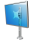 Monitorarm Vialite 102 zilver/wit-01