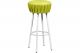 De Valk barkruk 6680 met lichtgrijs frame en limegroen zitting