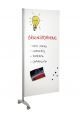 Kem aanbouw scheidingswand whiteboard 80 cm breed