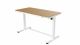 Zit-sta bureau 140x70 eiken wit 