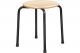 De Valk Basic 7742-7760 kruk Hout met zwart onderstel