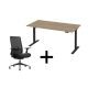 Actieset Beta AD1-Plus elektrisch zit-sta bureau + Beta bureaustoel NEN 1335