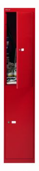 Bisley-Garderobekast-2-vakken-rood