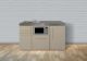 MPGSM150 stengel mini keuken 150 cm zand