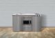 Minikeuken Limatec MPM150 RVS met koelkast en combi magnetron