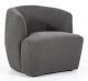 Luxe fauteuil Roma antraciet