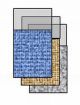 Rex Scheidingswand gestoffeerd met acrylglas 101cm breed-4