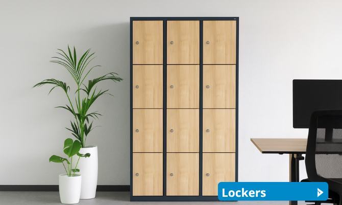 Houten lockers