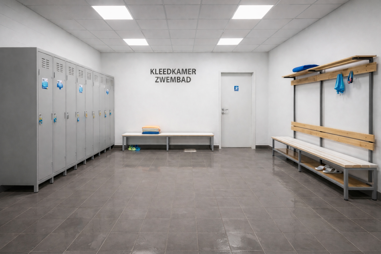 Kleedkamer zwembad